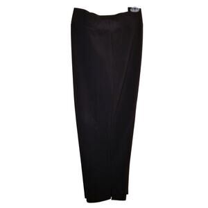 Woman Bali Stretch Cropped Black Pull On Elastic Waist Pants Size 16